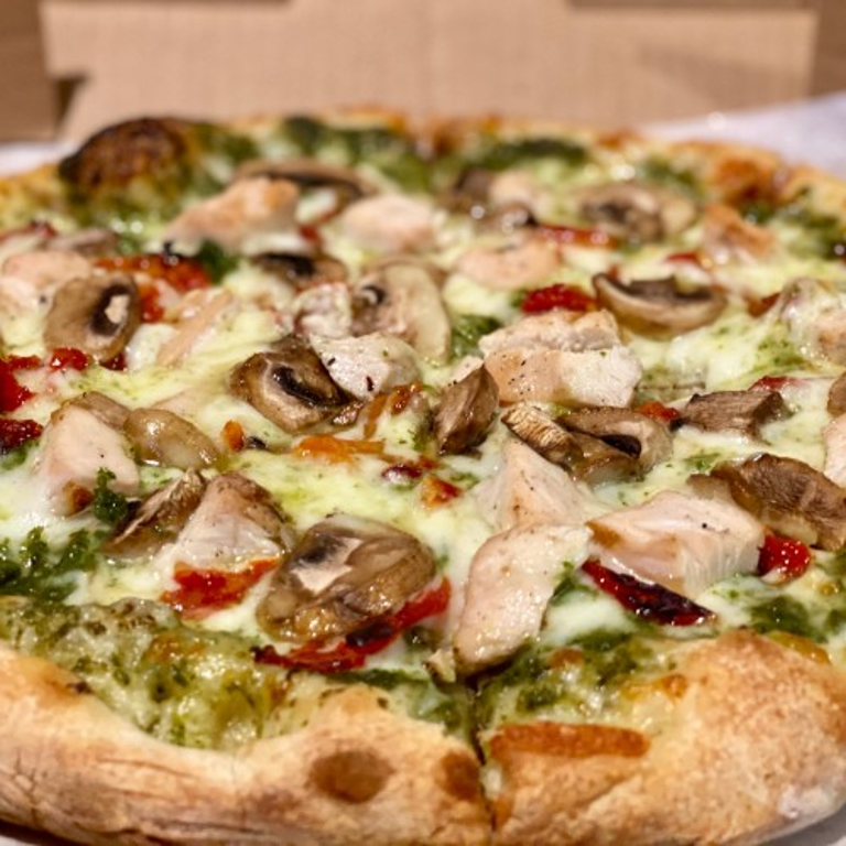 Savor Our Pesto Pizza