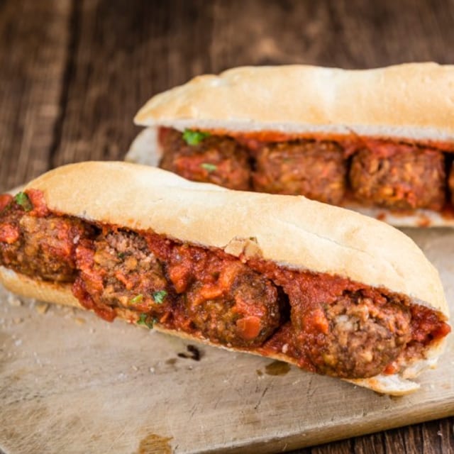 Meatball Hot Sub.