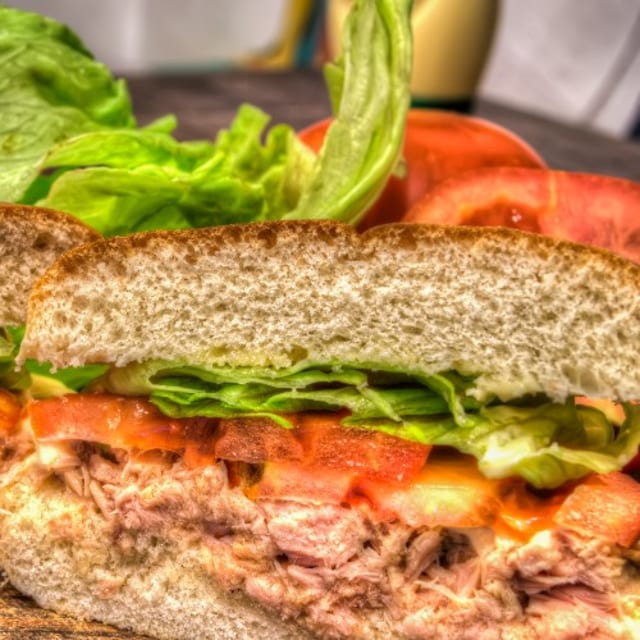 Tuna Melt Hot Sub.