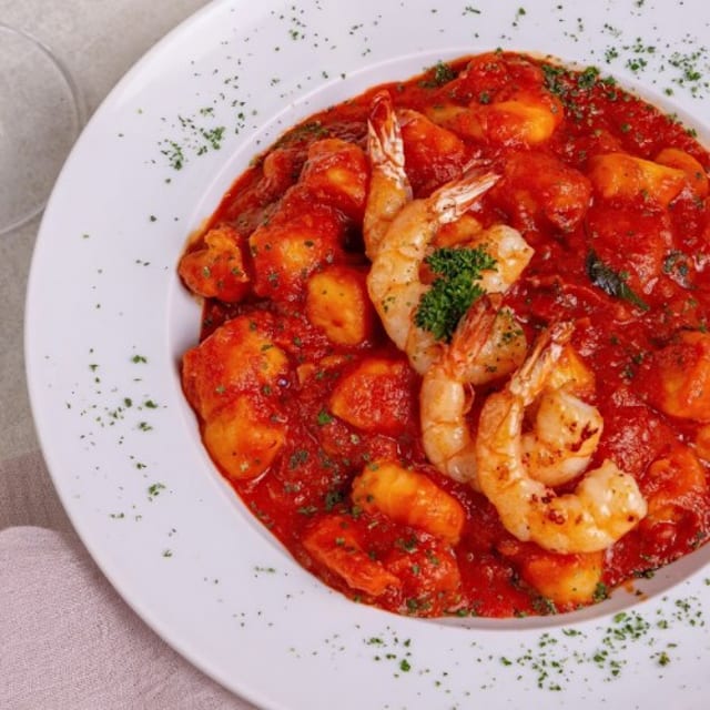 Shrimp Marinara.
