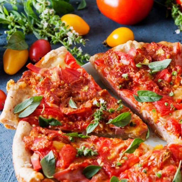 Bruschetta Tomato Pizza.