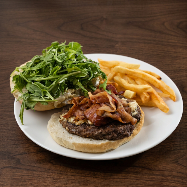 Aljon's Plainsboro Special Burger.